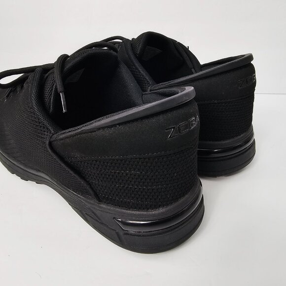 Zeba Men's Black Extra Wide Hands Free Slip On Sneakers Walking Shoes Size 15XW - Picture 7 of 12